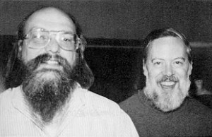 Ken Thompson y Dennis Ritchie