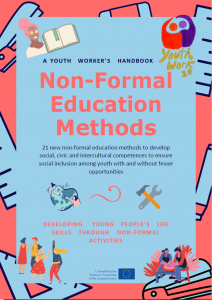 Cover of the handbook "21 Non-formal Education Methods for youth workers"