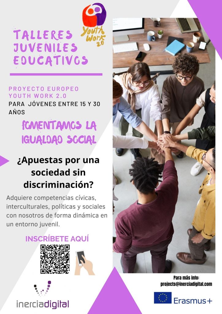 Poster Talleres Juveniles Youth Work 2.0