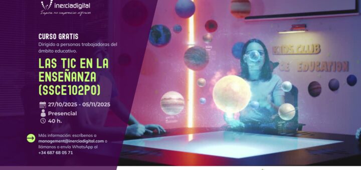 Curso TIC en la enseñanza para docentes – Inercia Digital