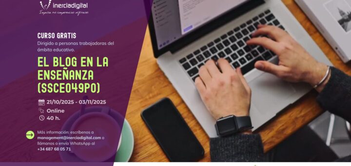 Curso blogs educativos para docentes online