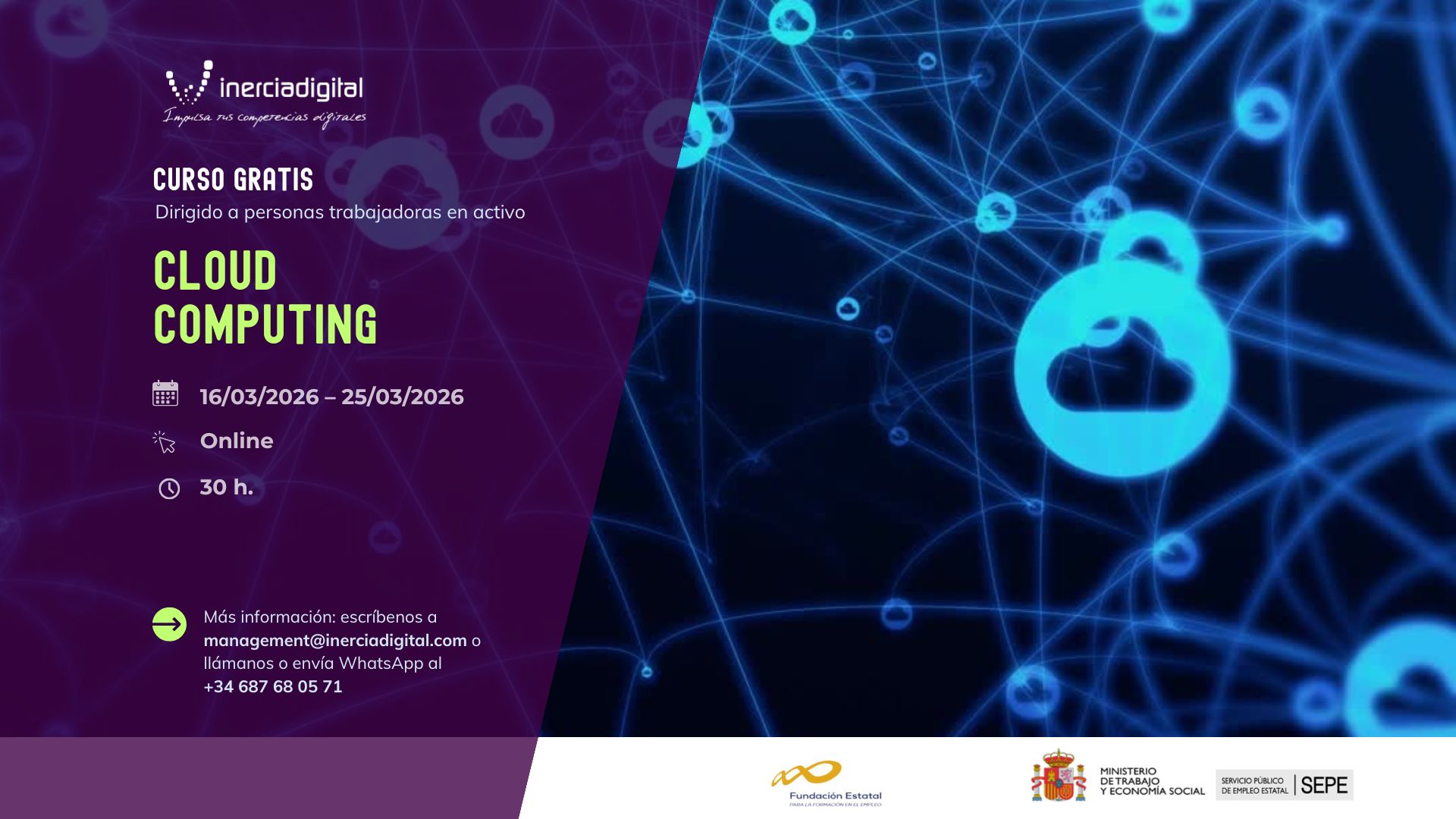 Curso gratuito de Cloud Computing - Inercia Digital