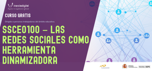 Alumno realizando el curso redes sociales sepe en la plataforma online de Inercia Digital